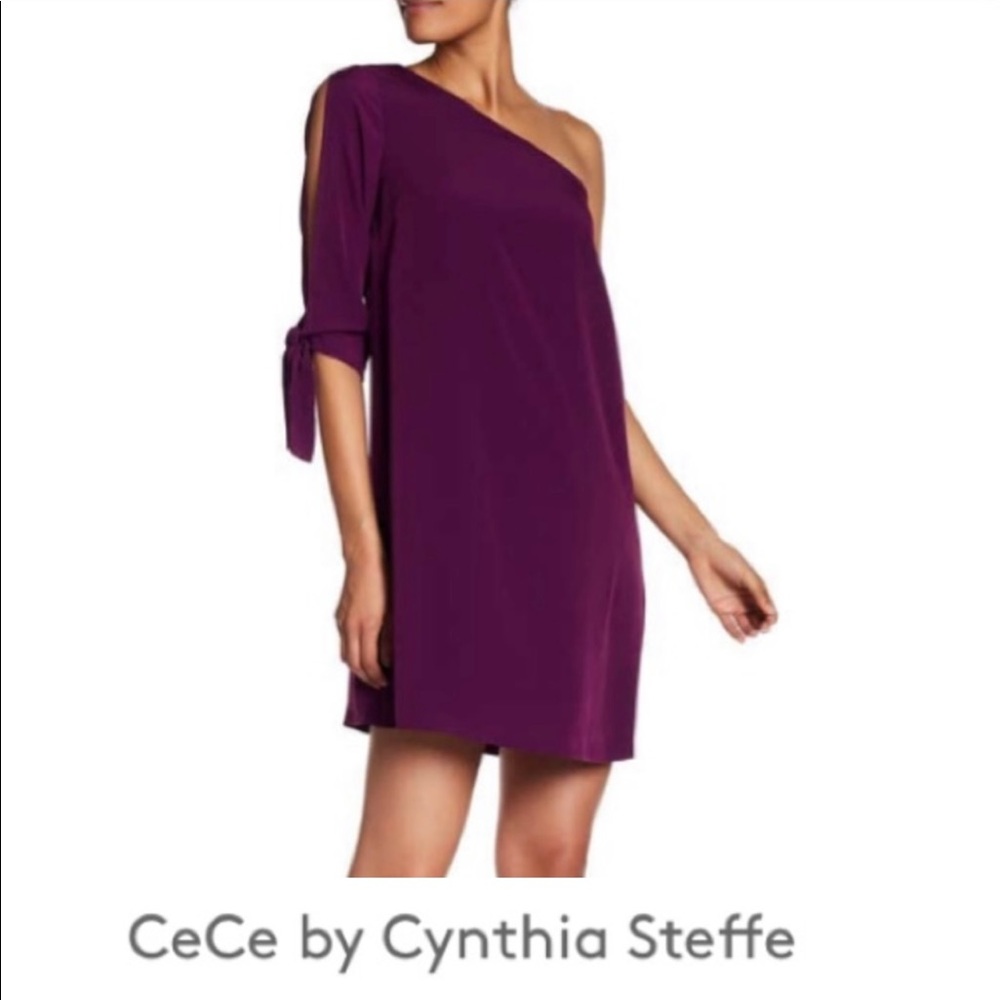 Cece one shoulder dress